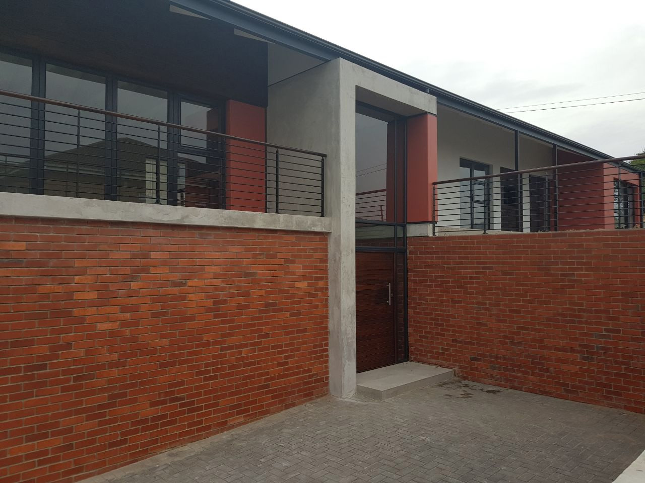 Completed large-scale affordable housing development project built by Prism Construction in South Africa