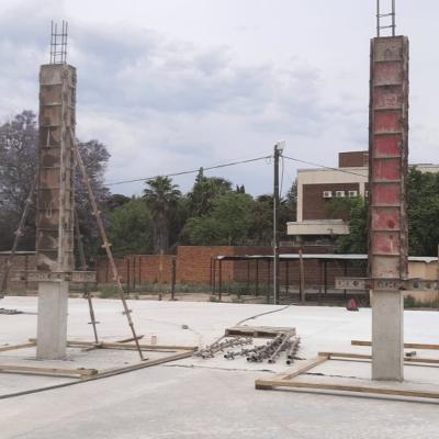 Completed Concrete Slab Foundation Commercial Build