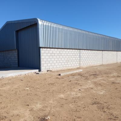 Commercial Warehouse Curved Roof Cladding Side Profile